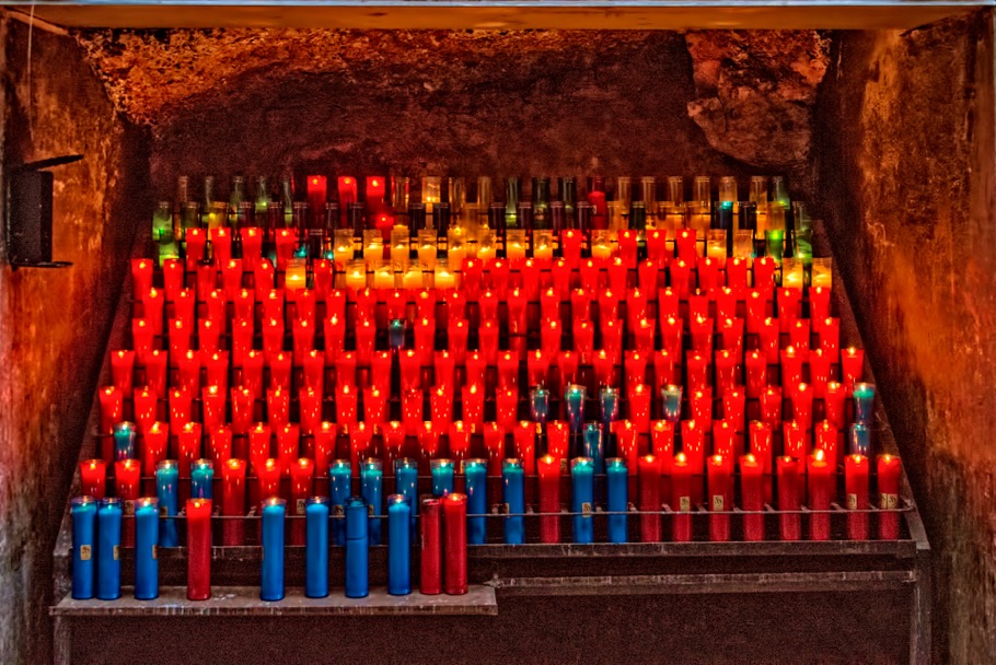 Candles at Montserrat