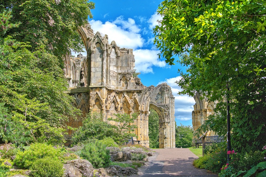 St Mary's Abbey, York, England